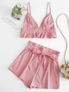 Pink Short Set